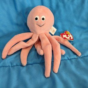 TY RARE Inky Beanie Baby w ERRORS